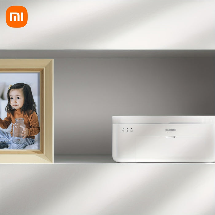 Xiaomi Mi Instant Photo Printer 1s Set, High Resolution Color Image 3/6 Inch Photo Paper Protective Laminate Instant Printing Smart Remote Printer APP Use