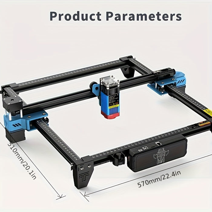 TTS-55 PRO 5.5W Laser Engraver Machine 40W Laser Cutter LaserMachine For Making 3D Wooden Puzzles,  Cutting Engraving Tool For Wood Metal Aluminum Leather