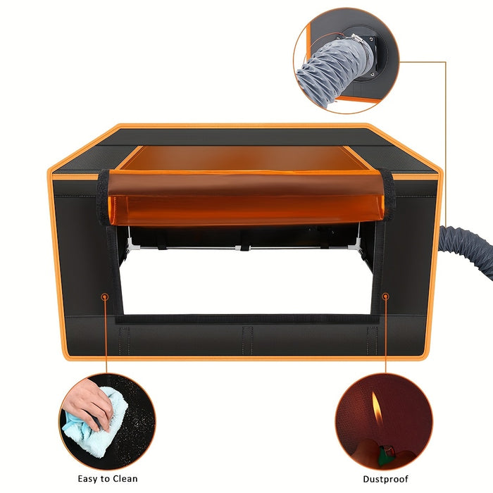 Two Trees Laser Engraving Machine Protective Cover, Suitable For TTS Series, Protective Cover Orange