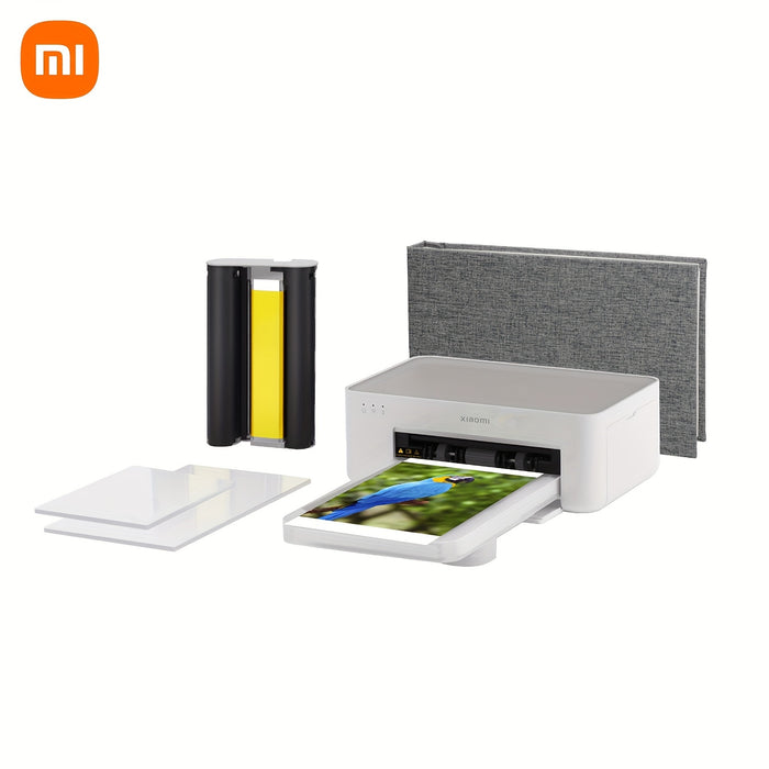 Xiaomi Mi Instant Photo Printer 1s Set, High Resolution Color Image 3/6 Inch Photo Paper Protective Laminate Instant Printing Smart Remote Printer APP Use