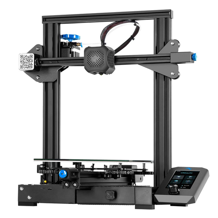 Creality Ender-3 V2 3D Printer Kit Silent TMC2208 Stepper Motor Drivers 4.3 Inch UI Lcd Carborundum Glass Bed Resume Printing