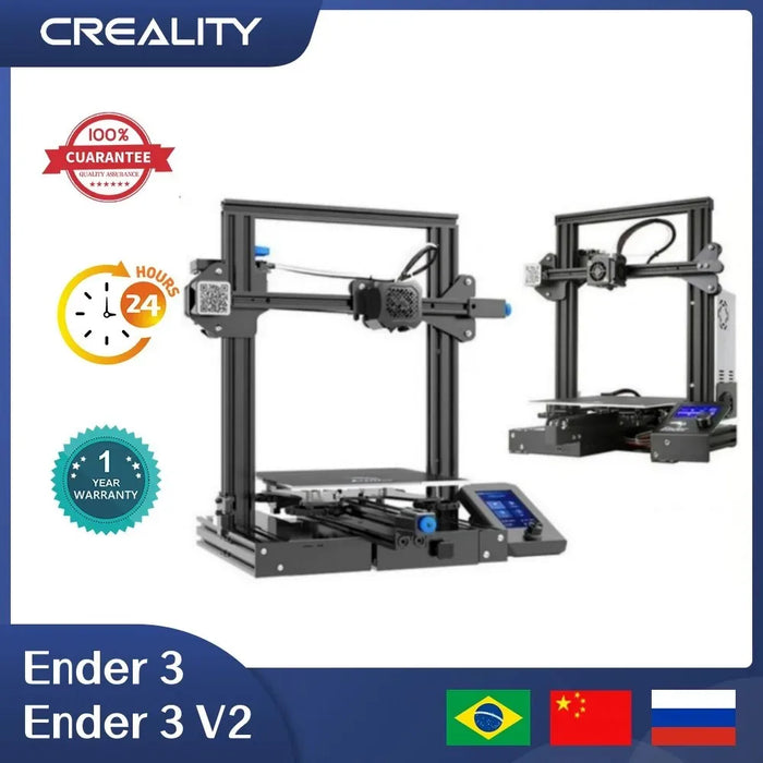 CREALITY Ender 3/Ender 3 V2 3D Printer High Precision Desktop Resume Printing Professional Large Size DIY FDM 3D Printer