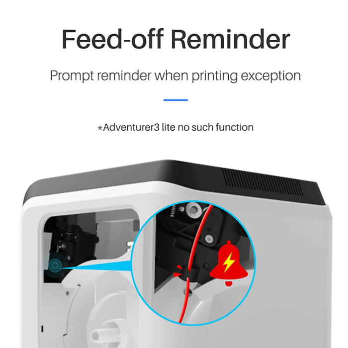 Flashforge 3d Printer Adventurer 3 Pro 265℃ High Temp Printing Auto Leveling Touch Screen Cloud Printing Glass Build Plate