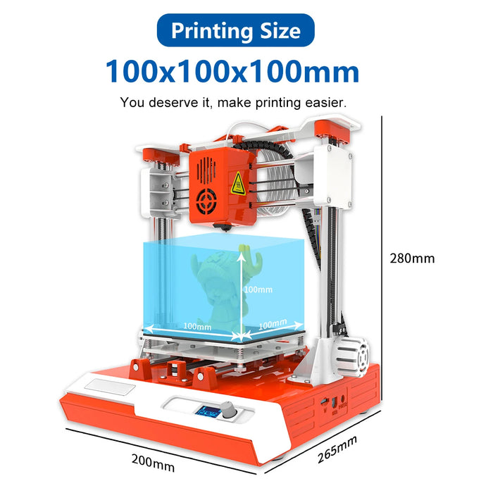 SADIJPR 3D Printer Self Developed Modeling Software E3DMagic 3D Printer Intelligent Printing Slicer Easyware Children 3D Printer