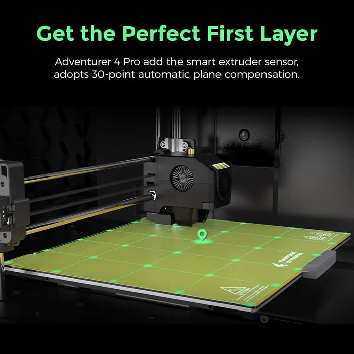 Flashforge Upgrade 3D Printer Adventurer 4 Pro Faster 300mm/s FDM 3d Printer with Hardened Nozzle Kit 30-Point Auto Leveling