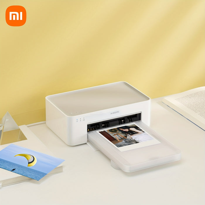 Xiaomi Mi Instant Photo Printer 1s Set, High Resolution Color Image 3/6 Inch Photo Paper Protective Laminate Instant Printing Smart Remote Printer APP Use