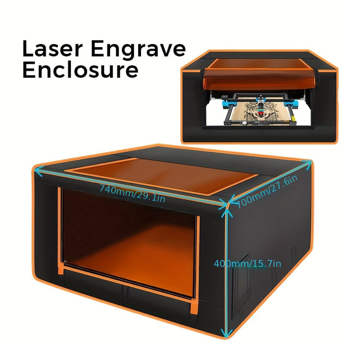 Two Trees Laser Engraving Machine Protective Cover, Suitable For TTS Series, Protective Cover Orange