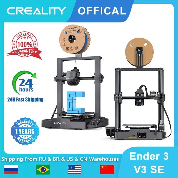 Creality Ender 3 V3 SE 250MM/S Fast Printing 3D Printer With Automatic Leveling Sprite Extruder Dual Z-axis And Y Optical Axis